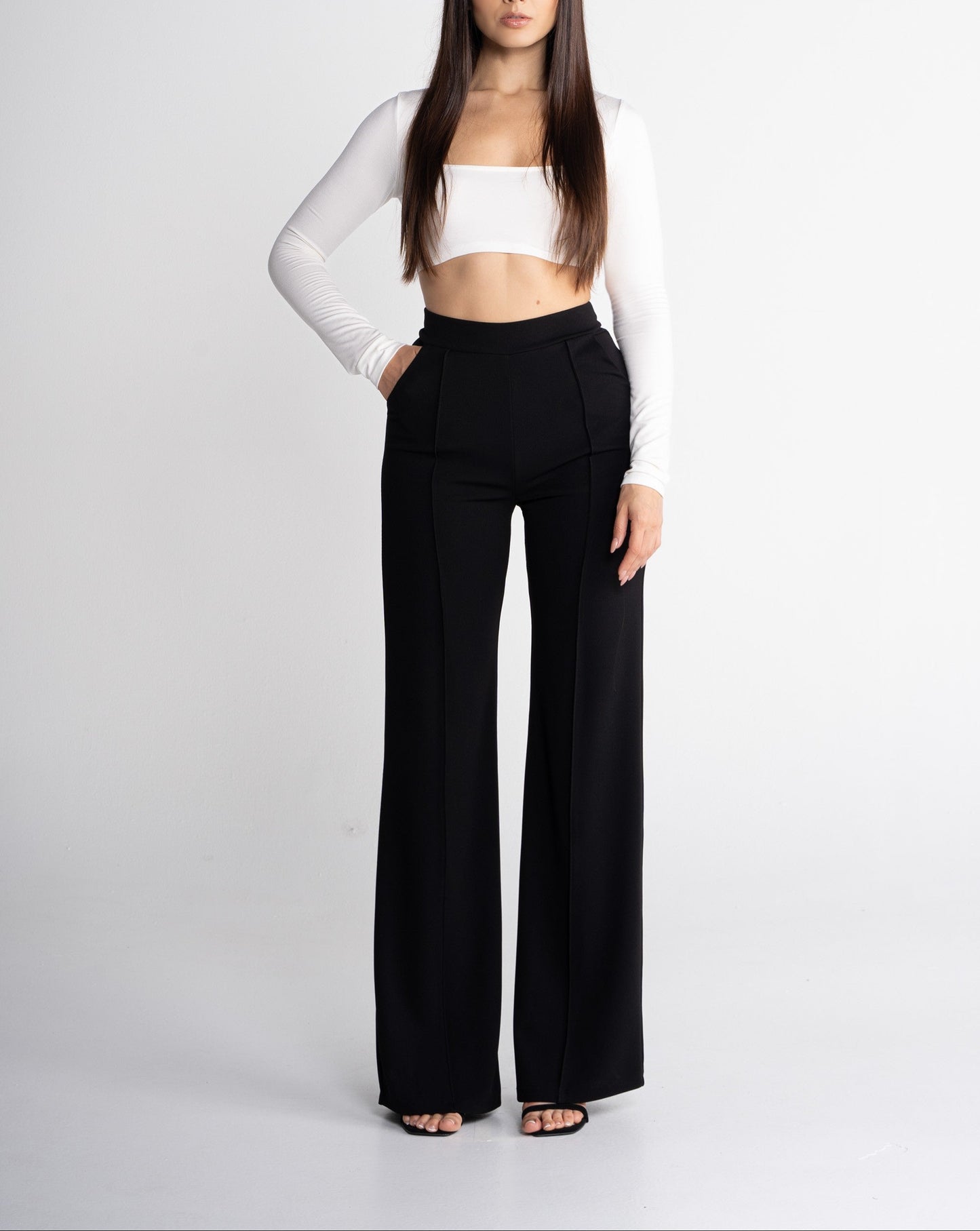 Hight Waisted Trouser Pants