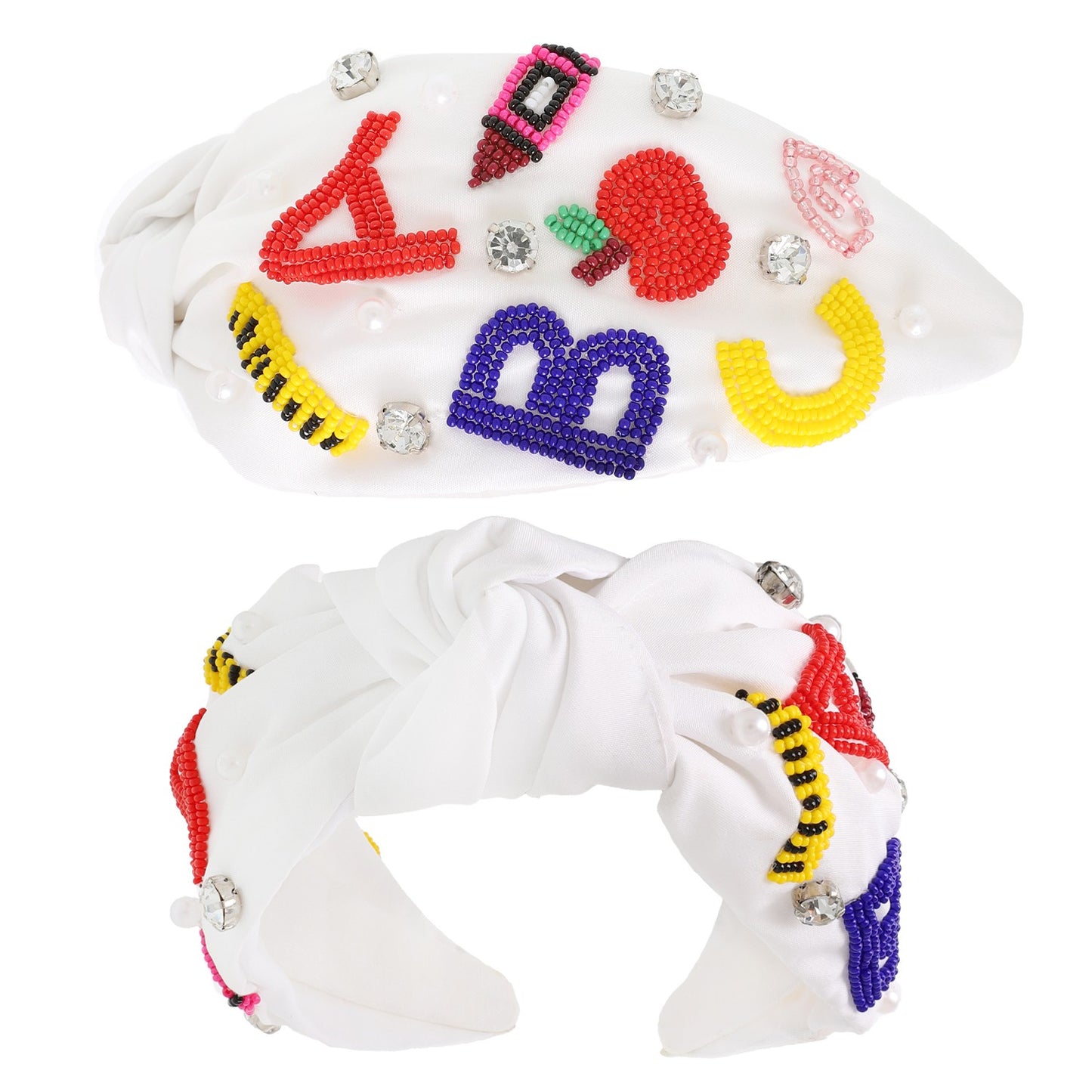 ABC Headband-White