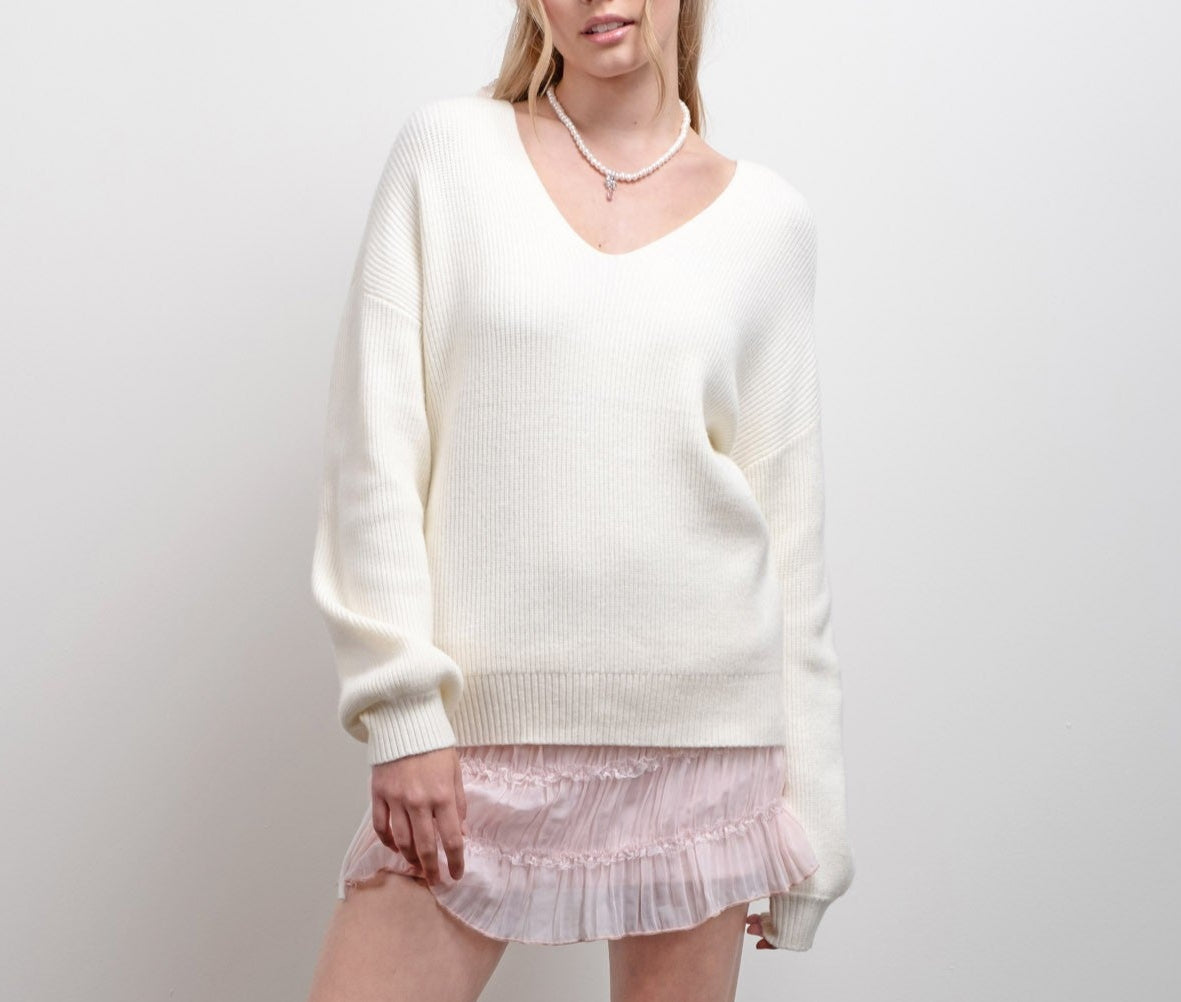 Macy Bow Tie Sweater
