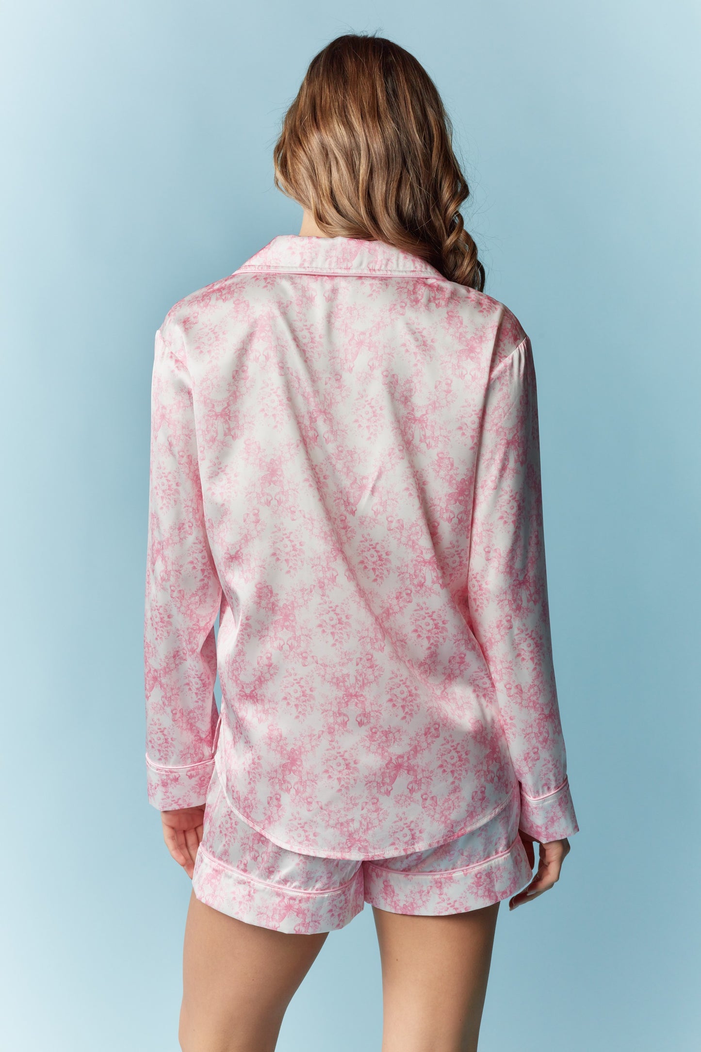 Vintage Satin Pajama Set