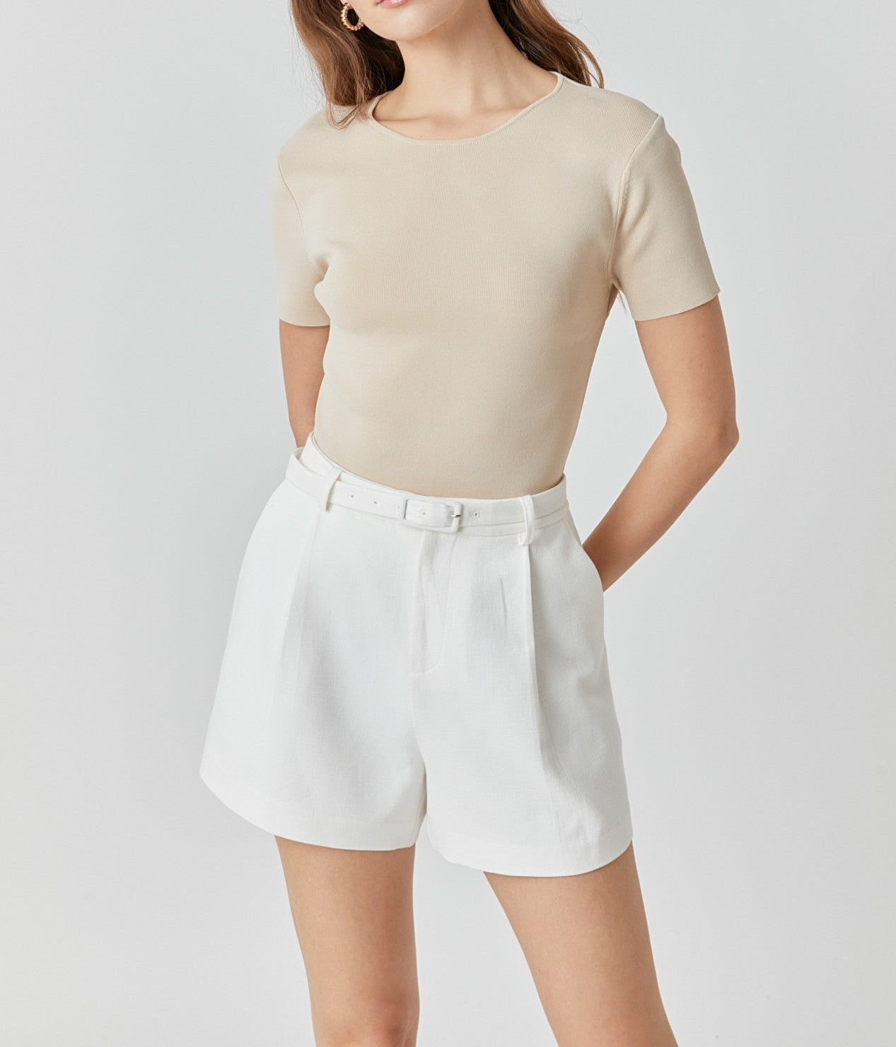 Back Cut Out Knit Top