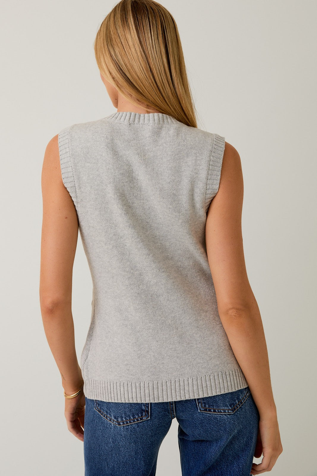 Kendra Button Down Knit Vest