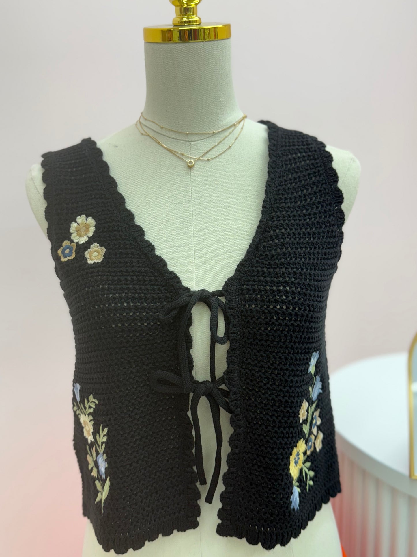 Floral Crochet Top