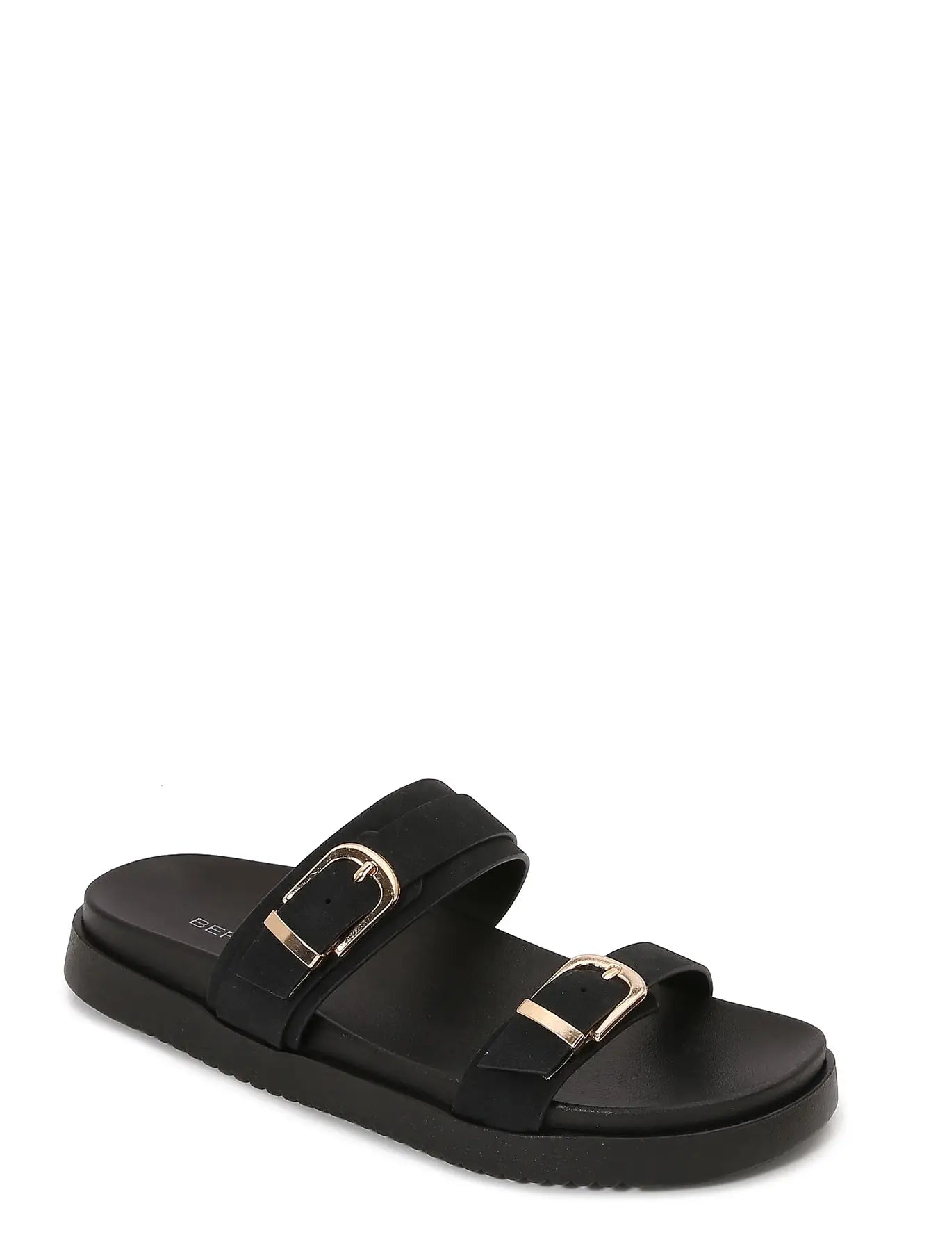 Toni Buckle Slide Sandals