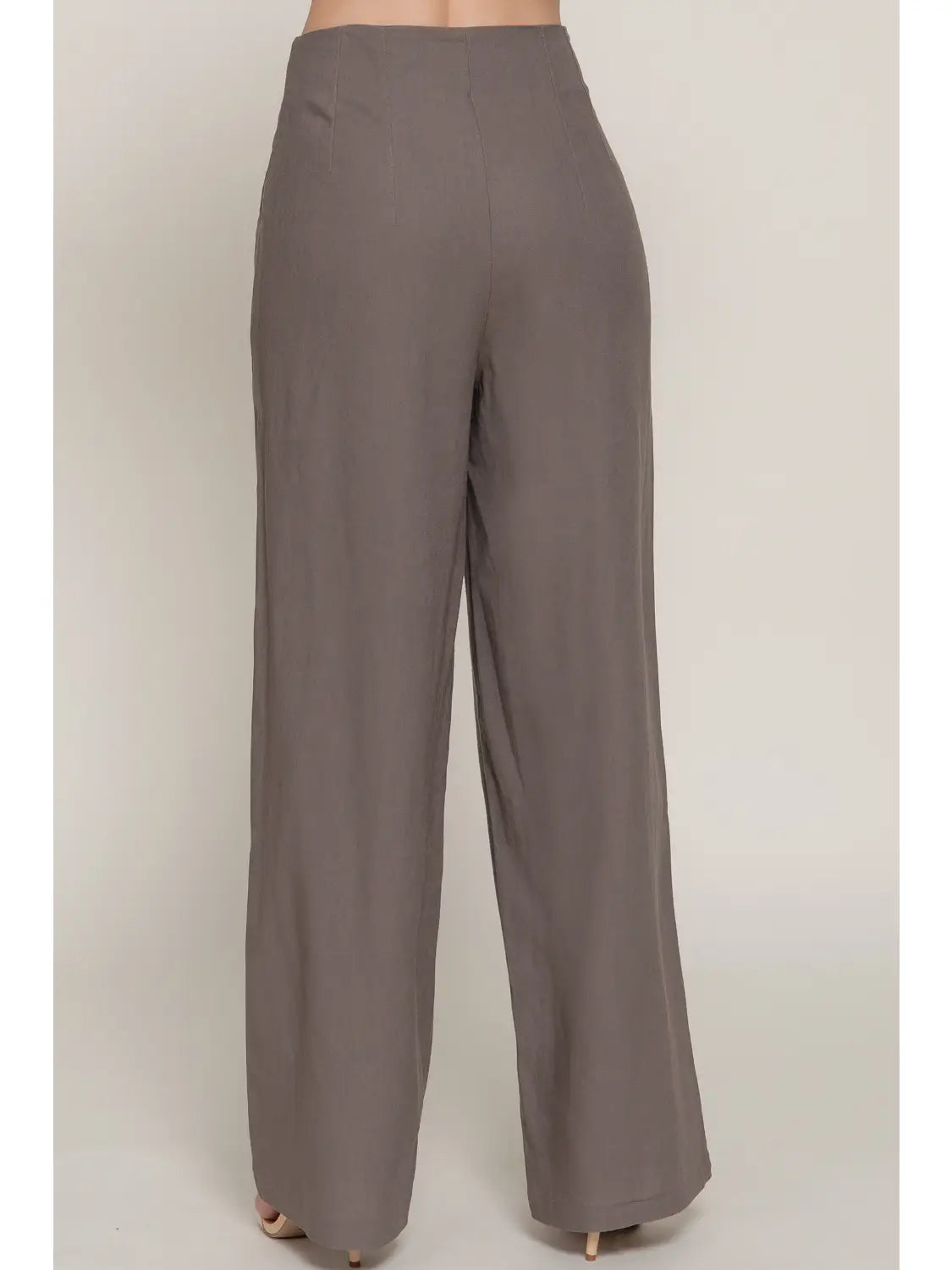 Linen Pants-Mocha