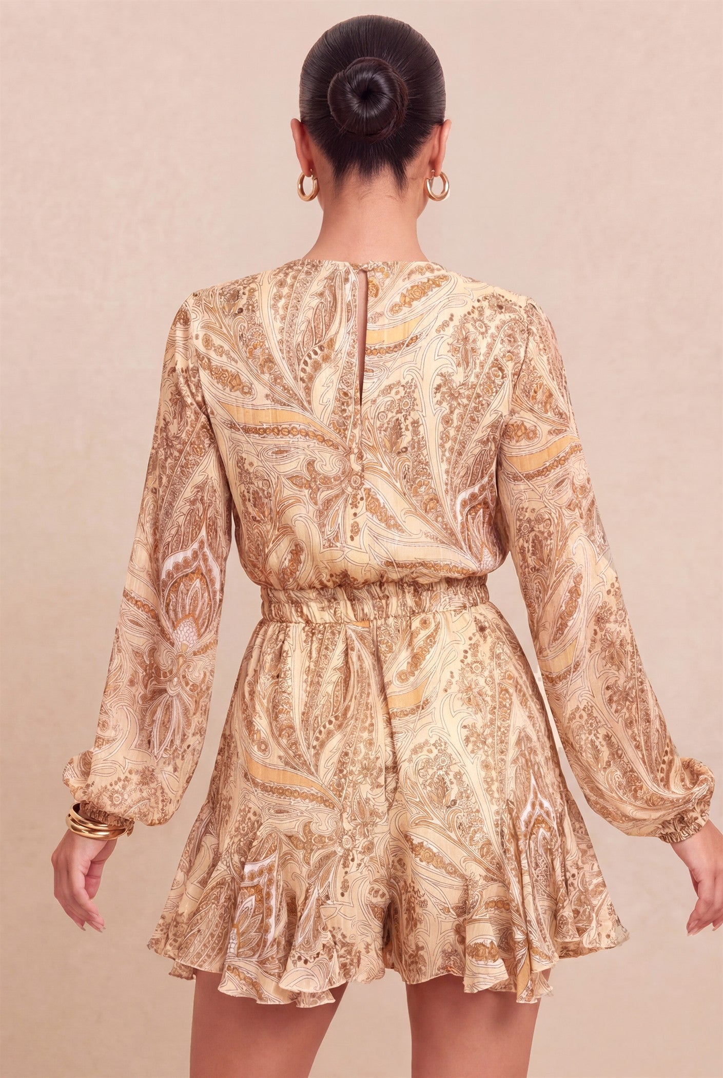 Paisley Flare Romper