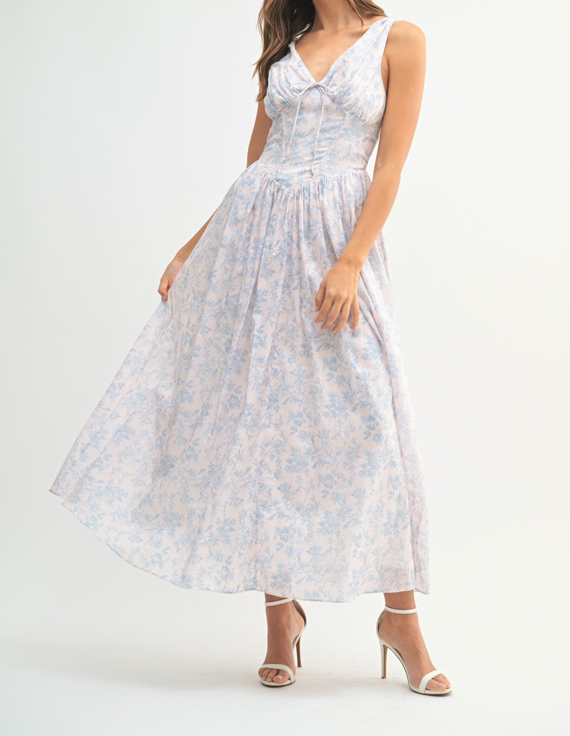 Grace Floral Midi Dress – Kaylen's Boutique