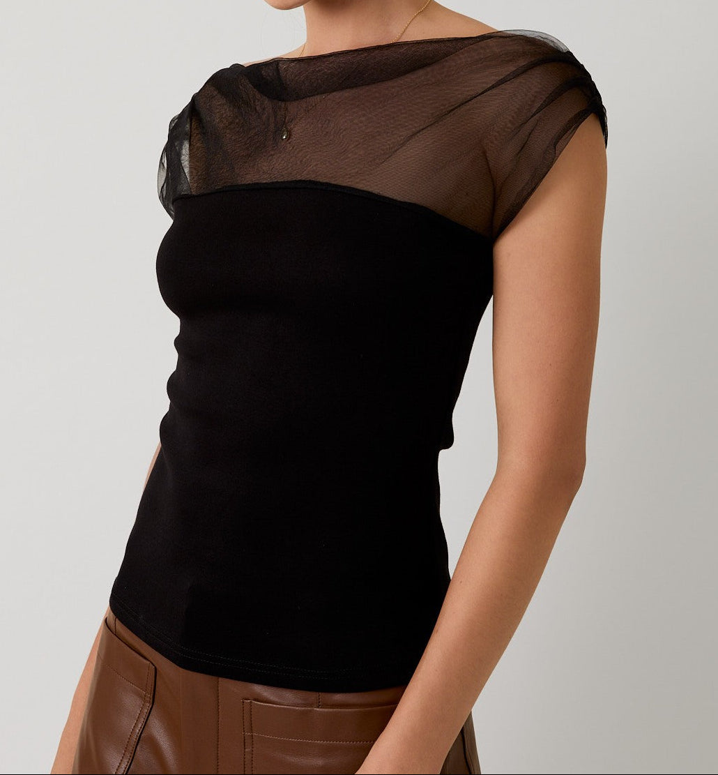 Mesh Black Top