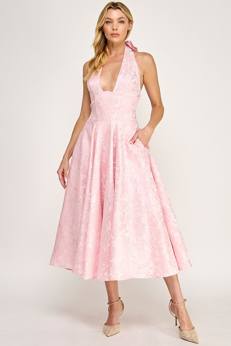 Vintage Pink Romance Dress