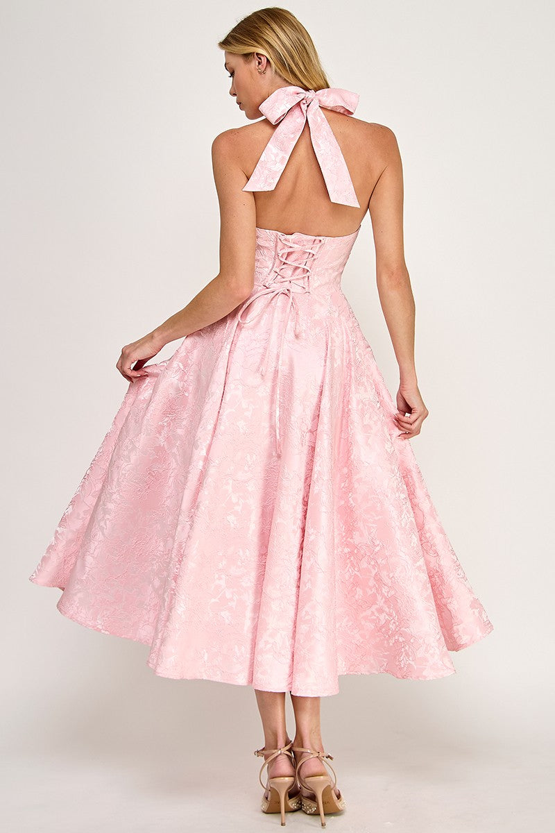 Vintage Pink Romance Dress