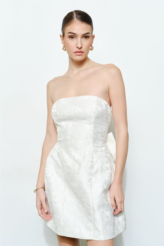 Ivory Corset Mini Dress