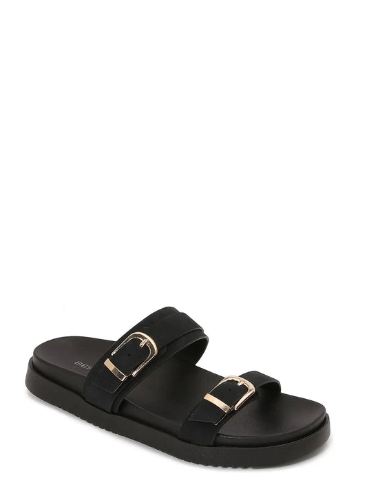Toni Buckle Slide Sandals