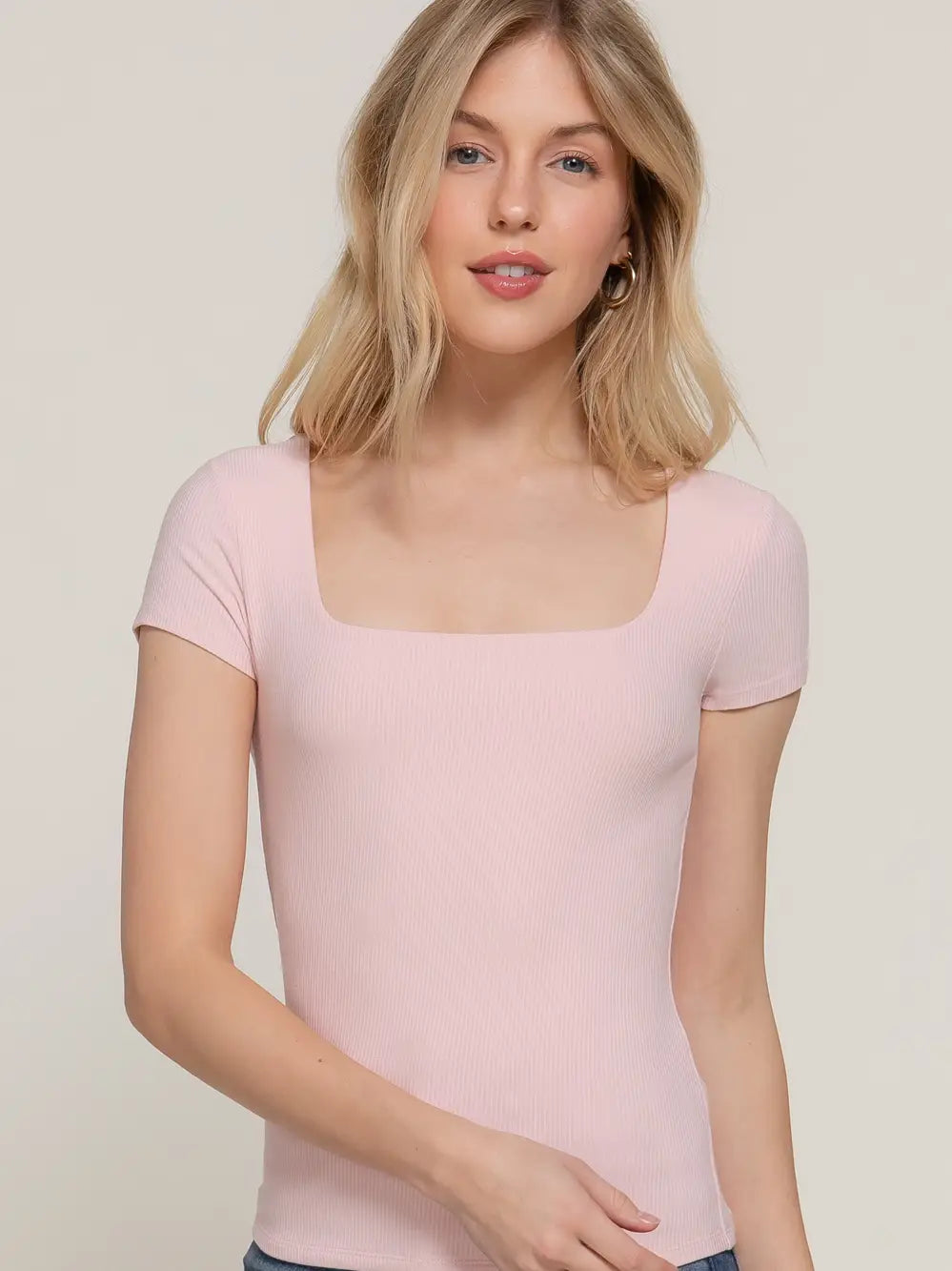Pink Knit Top