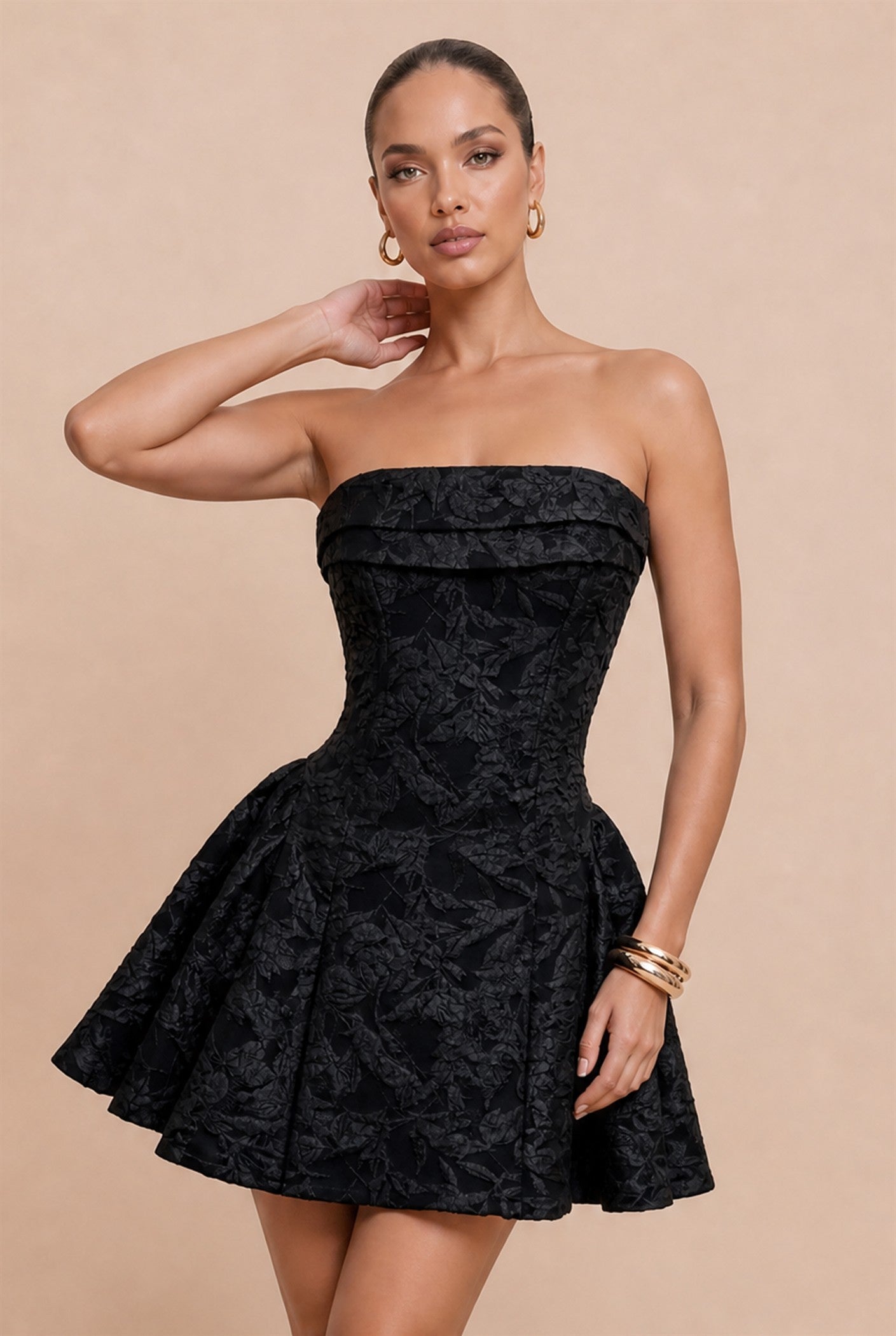 Daphne Sculpted Bustier Dress