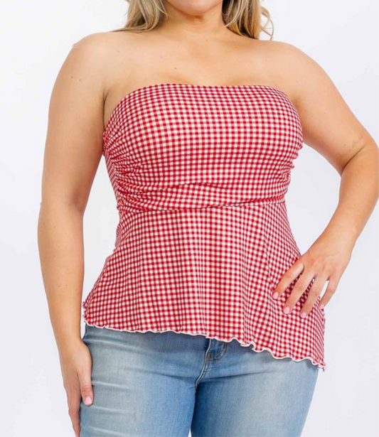 Gingham Top