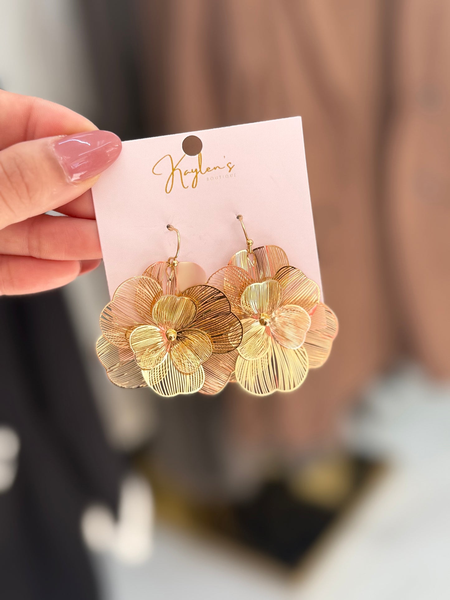 Flower Earrings-Accessory