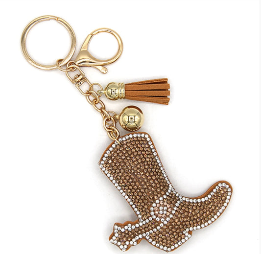 Western Boot Key Chain