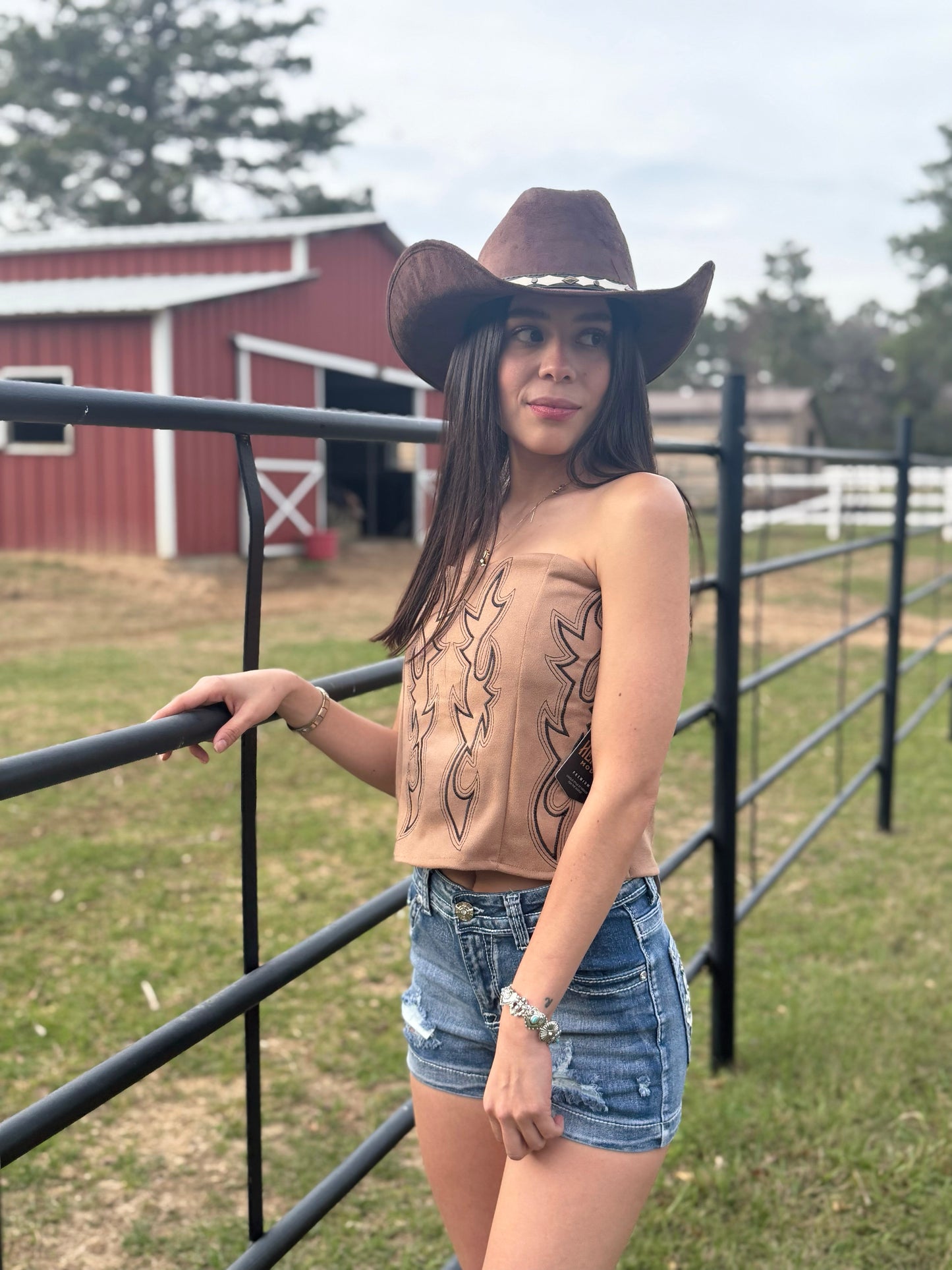 Henry Moda Corset Top