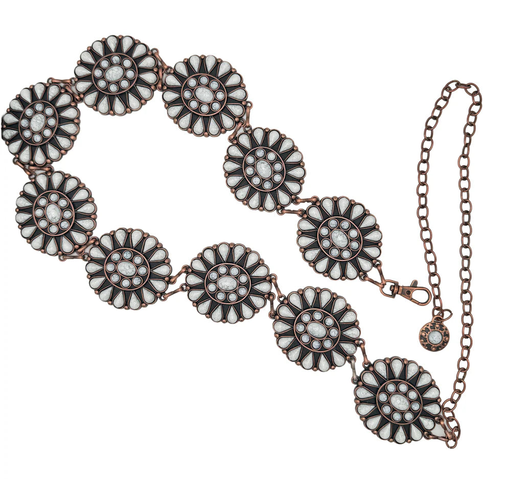 Copper Concho Belt