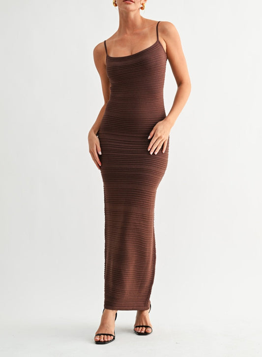 Alina Sculpted Glitter Dress