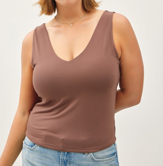 V Neck Tank Top
